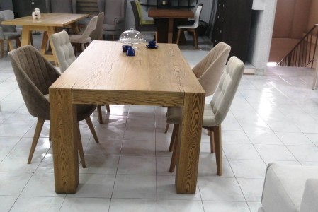 Τραπεζαρία μασίφ ανοιγομενη 200x100 από 1450€ - 850€ χωρίς καρεκλες